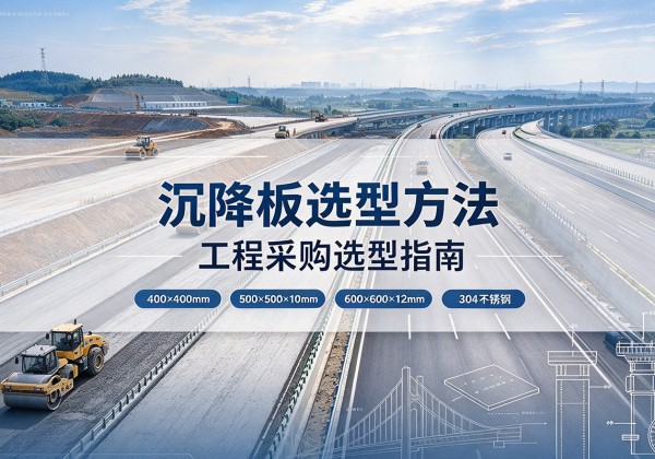 礼县沉降板选择方法